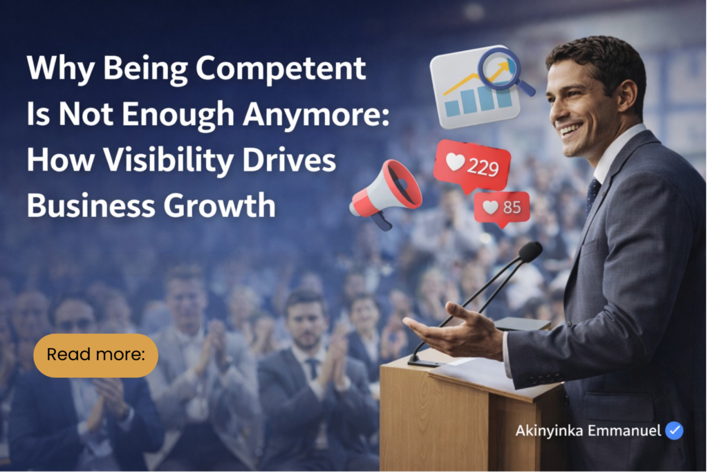 Being Competent, Visibility , Growth